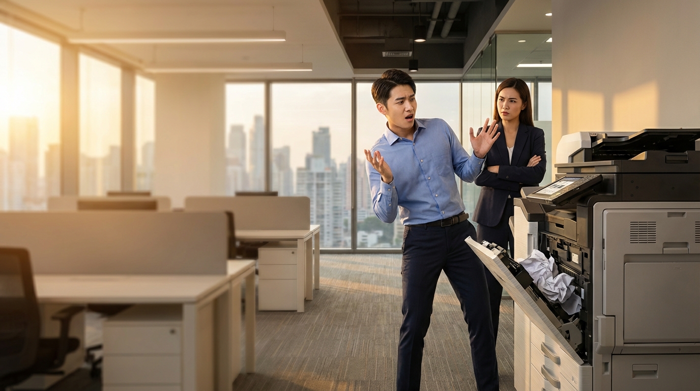 Boss vs. Employees: How to Stop Staff from Sabotaging the Printer to Avoid Work